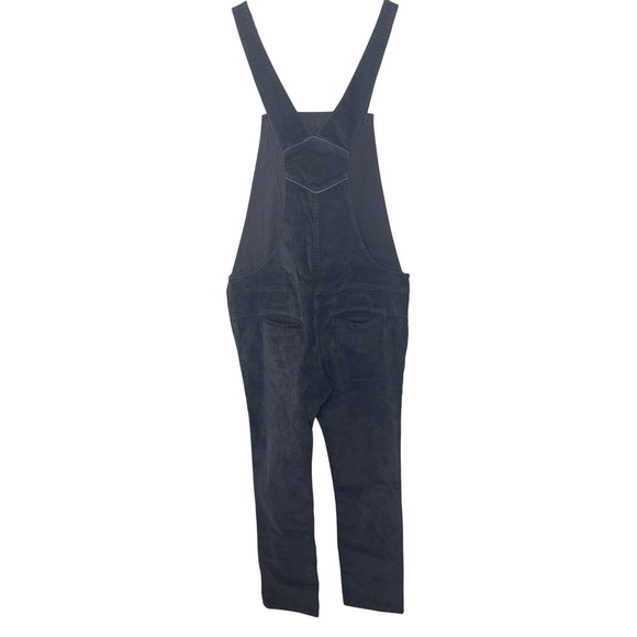 Zadig & Voltaire Corduroy Overalls Eagle‎ Embroidery Dark Grey Women's - Picture 2 of 12